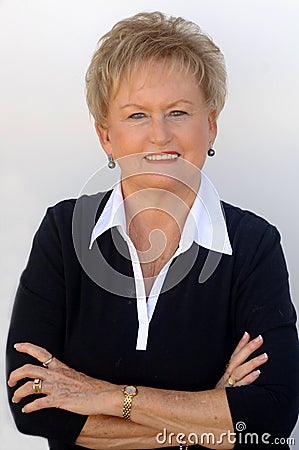 Older business woman Stock Photo