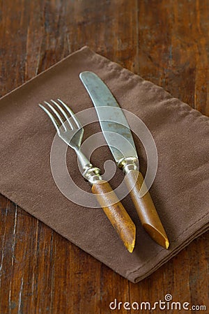 Older cutlery Stock Photo