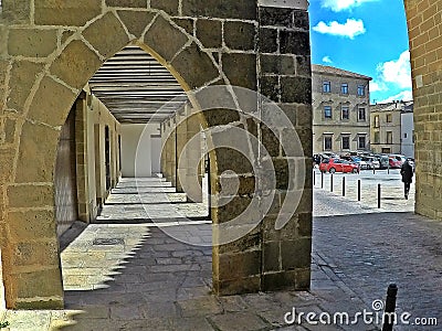 Streets of Ubeda Stock Photo