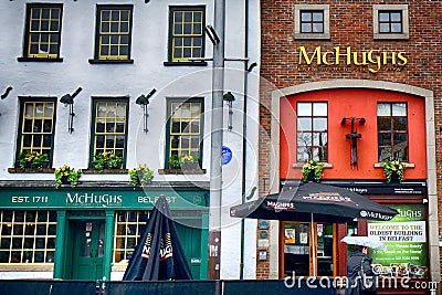 The oldest house in Belfast, Northern Ireland Editorial Stock Photo