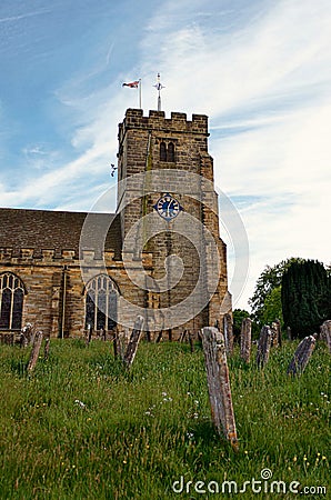 St. Laurence church - Hawkhurst - II - Stock Photo