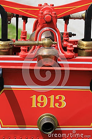 Oldfashion firemans equipment Stock Photo