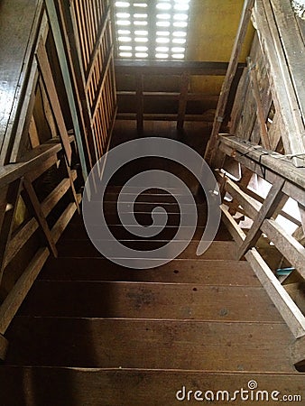 Oldness steps Stock Photo