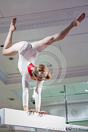 Olga Korbut wax statue Editorial Stock Photo