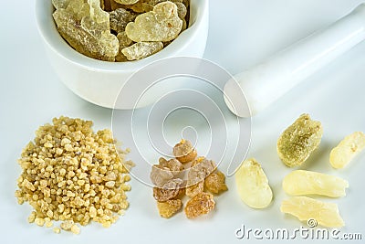 Olibanum, Boswellia serrata Stock Photo