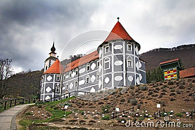 Olimje Monastery in Slovenia Stock Photo