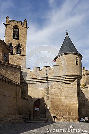 Olite castle Stock Photo