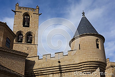 Olite castle Stock Photo