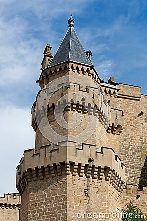 Olite castle Stock Photo