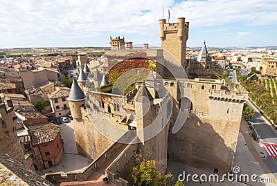 Olite Castle, Navarre Stock Photo