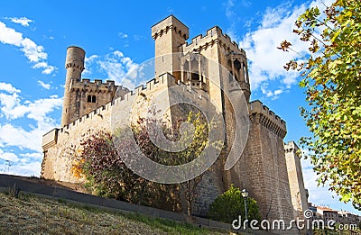 Olite Castle, Navarre Stock Photo
