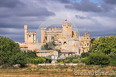 Olite medieval castle, Spain Stock Photo