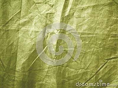 Olive green creased grunge background Stock Photo