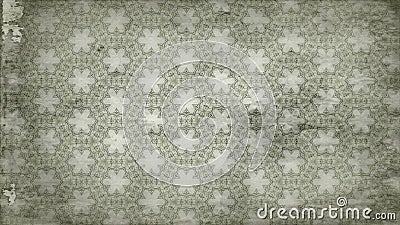 Olive Green Vintage Floral Pattern Background Graphic Beautiful elegant Illustration Stock Photo