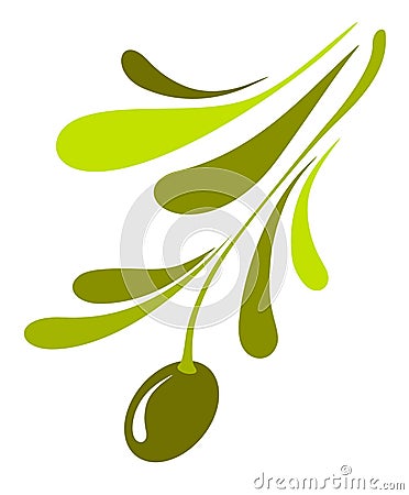 Olive icon Cartoon Illustration
