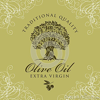 Olive oil Vector Illustration