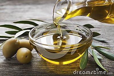 Olive oil Stock Photo