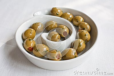 Olive Swirl Stock Photo