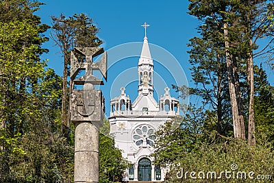 OLIVEIRA DE AZEMEIS, PORTUGAL - CIRCA MAY 2018: Exterior of the Editorial Stock Photo