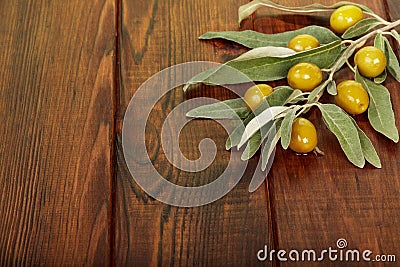 Olives on table Stock Photo