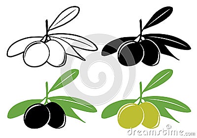 Olives Vector Illustration