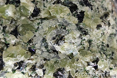 olivine mineral texture Stock Photo