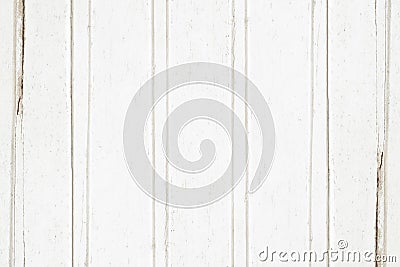 Old white wooden wall texture background Stock Photo