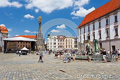 Olomouc, Czech Republic. Editorial Stock Photo