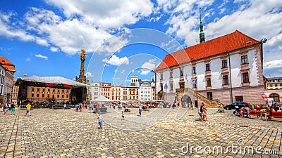 Olomouc, Czech Republic. Editorial Stock Photo