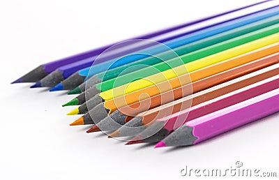 Ð¡olored pencils Stock Photo