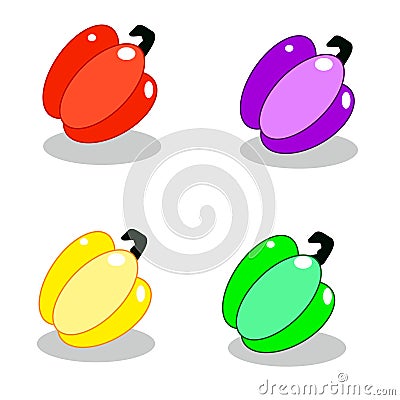 Ð¡olorful bell pepper Vector Illustration