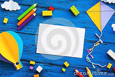 Ð¡olourful creative children`s background Stock Photo