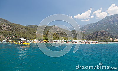 Oludeniz Beach Editorial Stock Photo