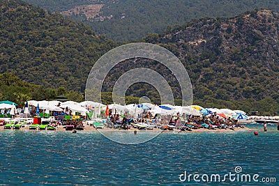 Oludeniz Beach Editorial Stock Photo