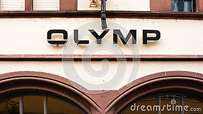 Olymp shirts manufacturer Editorial Stock Photo