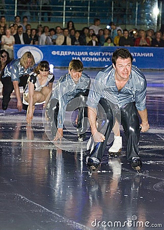 Olympic champion in figure skating Alexei Yagudin. Editorial Stock Photo