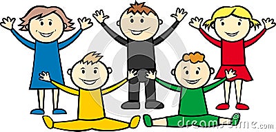 Olympic children Vector Illustration