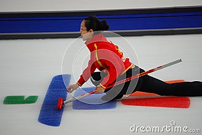 Olympic Curling 2010 Editorial Stock Photo