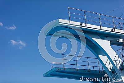 Olympic diving platform Stock Photo