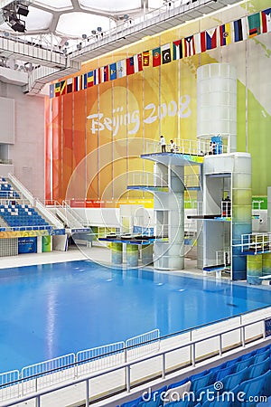 Olympic Diving Platforms Editorial Stock Photo