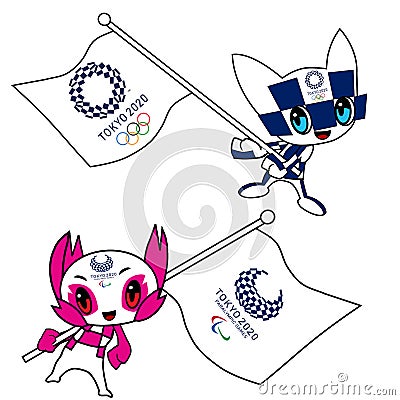 Olympic mascot Cartoon Illustration