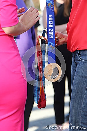 Olympic Medals Editorial Stock Photo