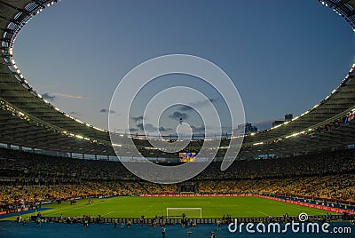 The Olympic National Sports Complex in Kiev Editorial Stock Photo