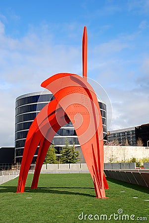 Olympic Sculpture Park Editorial Stock Photo