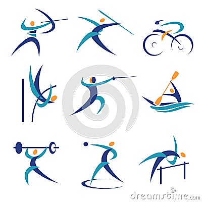 Olympic sports icons Vector Illustration