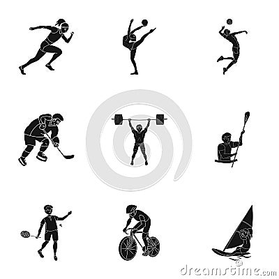 Olympic sports. Winter and summer sports. A set of pictures about athletes.Olympic sports icon in set collection on Vector Illustration