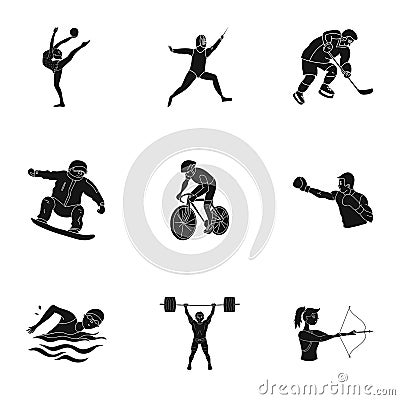 Olympic sports. Winter and summer sports. A set of pictures about athletes.Olympic sports icon in set collection on Vector Illustration