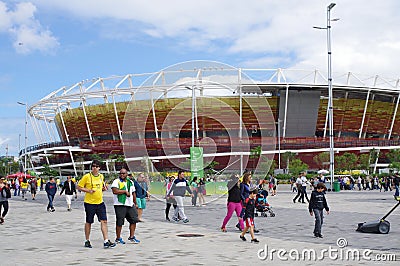 Olympic Tennis Centre for Rio2016 Editorial Stock Photo