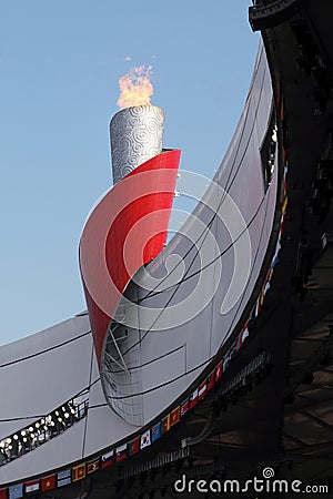 Olympic Torch * Editorial Stock Photo