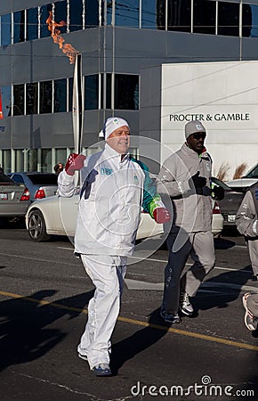 Olympic torch relay Editorial Stock Photo